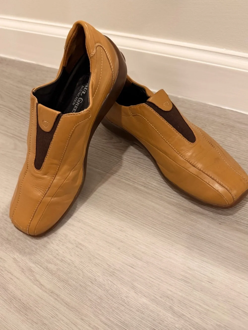 Paul Green Munchen Leather Slip On Women's Driving Loafer Size 7 - Picture 6 of 12